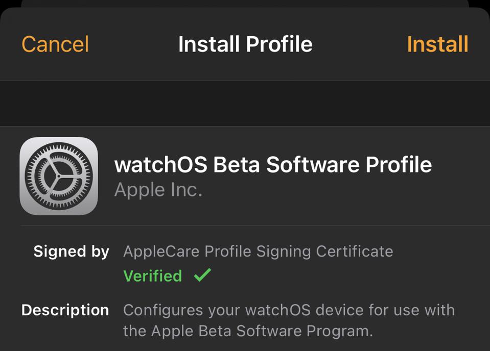 apple watch ios 7 public beta